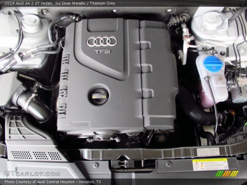 Ice Silver Metallic / Titanium Grey 2014 Audi A4 2.0T Sedan
