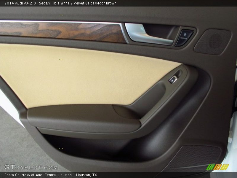 Ibis White / Velvet Beige/Moor Brown 2014 Audi A4 2.0T Sedan