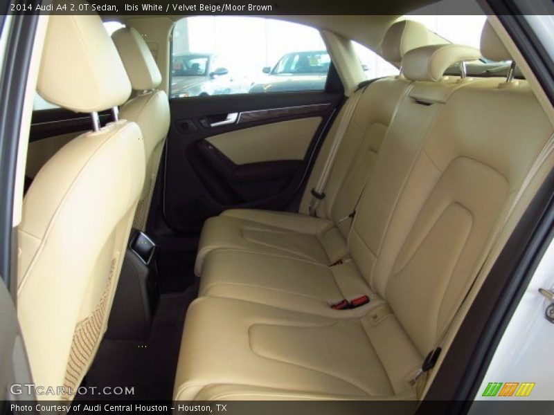 Ibis White / Velvet Beige/Moor Brown 2014 Audi A4 2.0T Sedan