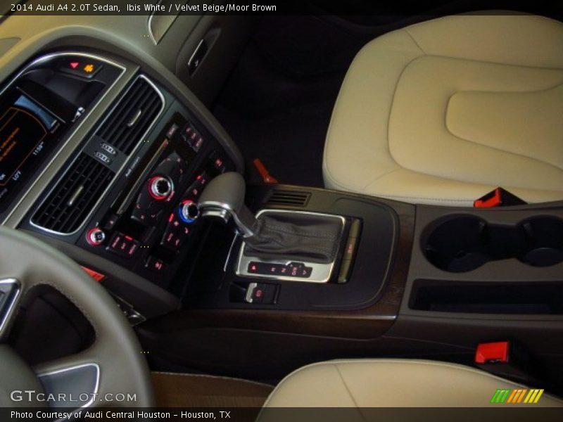 Ibis White / Velvet Beige/Moor Brown 2014 Audi A4 2.0T Sedan