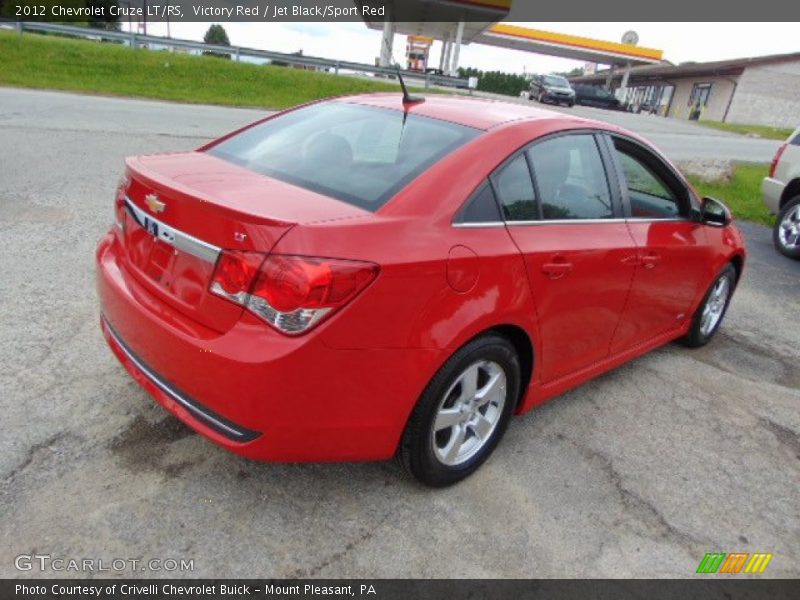 Victory Red / Jet Black/Sport Red 2012 Chevrolet Cruze LT/RS