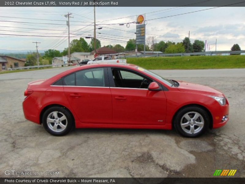 Victory Red / Jet Black/Sport Red 2012 Chevrolet Cruze LT/RS