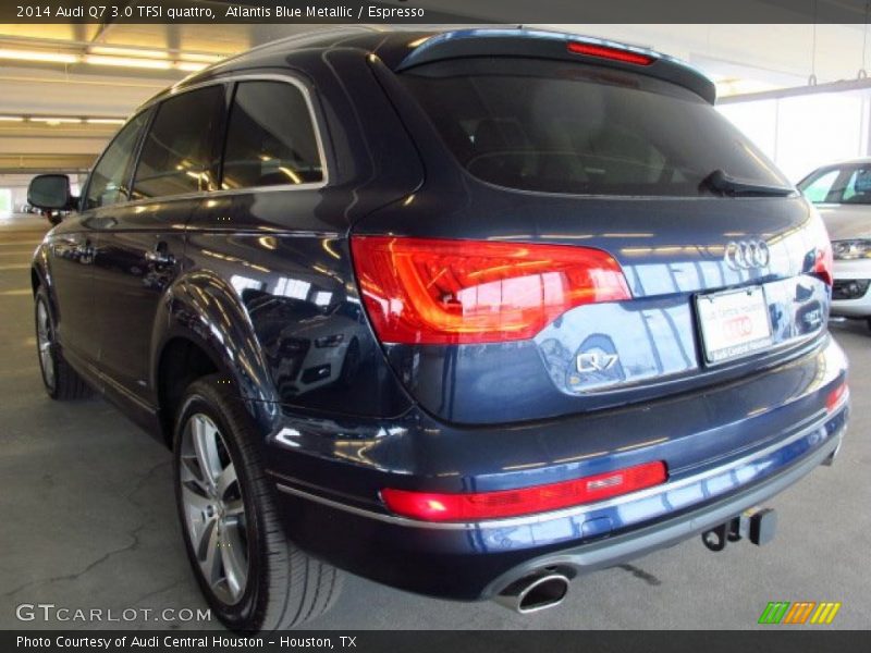 Atlantis Blue Metallic / Espresso 2014 Audi Q7 3.0 TFSI quattro