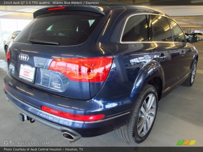 Atlantis Blue Metallic / Espresso 2014 Audi Q7 3.0 TFSI quattro