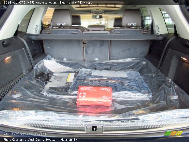Atlantis Blue Metallic / Espresso 2014 Audi Q7 3.0 TFSI quattro