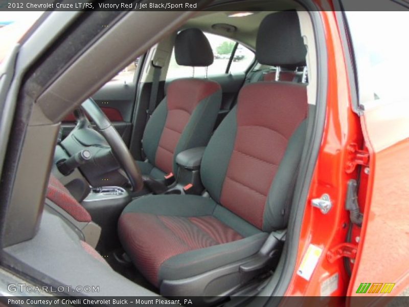 Victory Red / Jet Black/Sport Red 2012 Chevrolet Cruze LT/RS