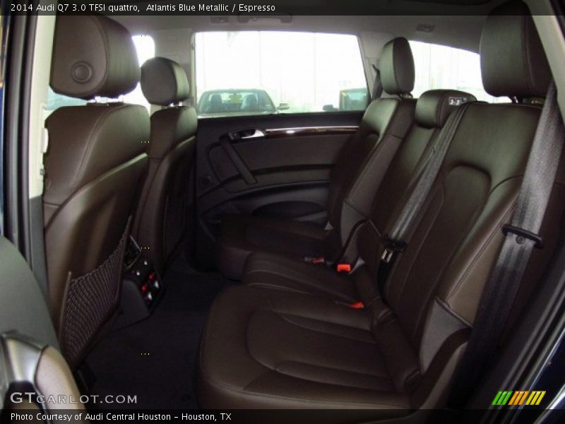 Atlantis Blue Metallic / Espresso 2014 Audi Q7 3.0 TFSI quattro
