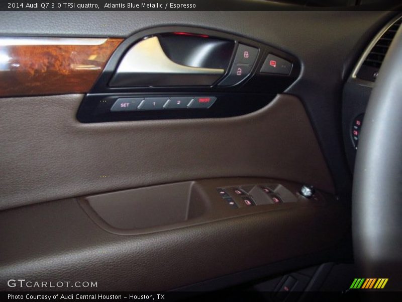 Atlantis Blue Metallic / Espresso 2014 Audi Q7 3.0 TFSI quattro