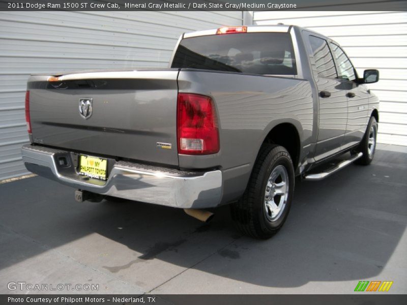 Mineral Gray Metallic / Dark Slate Gray/Medium Graystone 2011 Dodge Ram 1500 ST Crew Cab