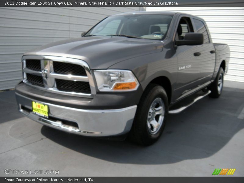 Mineral Gray Metallic / Dark Slate Gray/Medium Graystone 2011 Dodge Ram 1500 ST Crew Cab