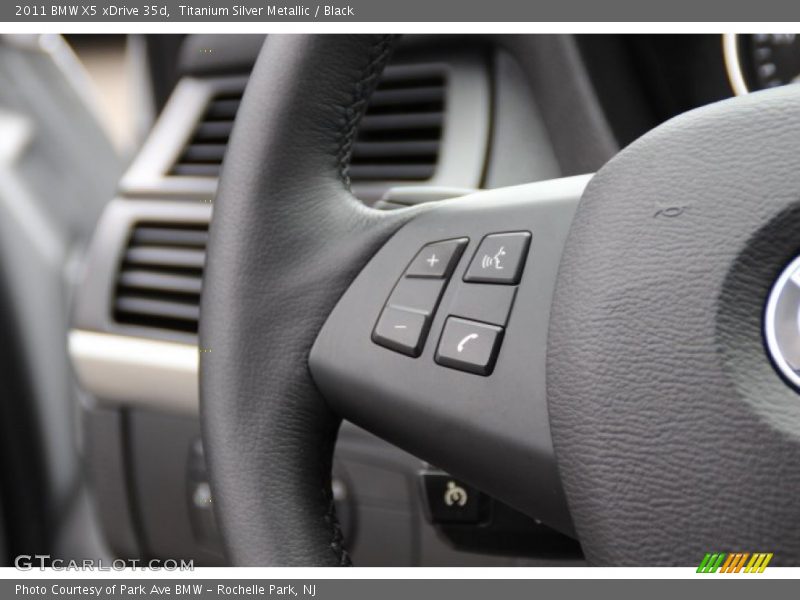 Titanium Silver Metallic / Black 2011 BMW X5 xDrive 35d