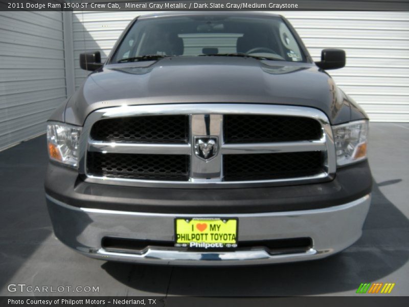 Mineral Gray Metallic / Dark Slate Gray/Medium Graystone 2011 Dodge Ram 1500 ST Crew Cab