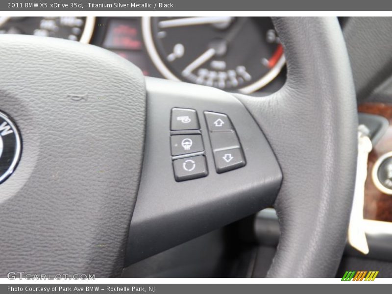 Titanium Silver Metallic / Black 2011 BMW X5 xDrive 35d