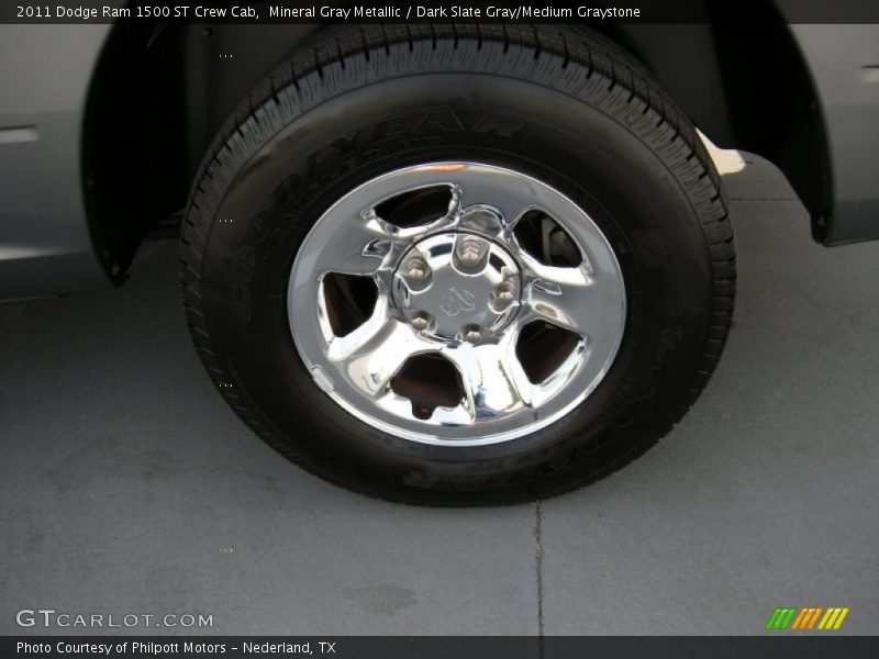 Mineral Gray Metallic / Dark Slate Gray/Medium Graystone 2011 Dodge Ram 1500 ST Crew Cab