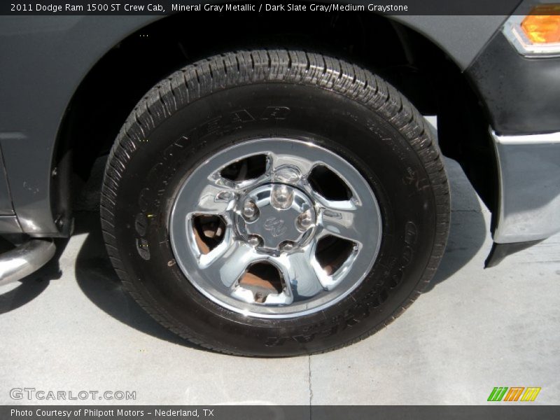 Mineral Gray Metallic / Dark Slate Gray/Medium Graystone 2011 Dodge Ram 1500 ST Crew Cab