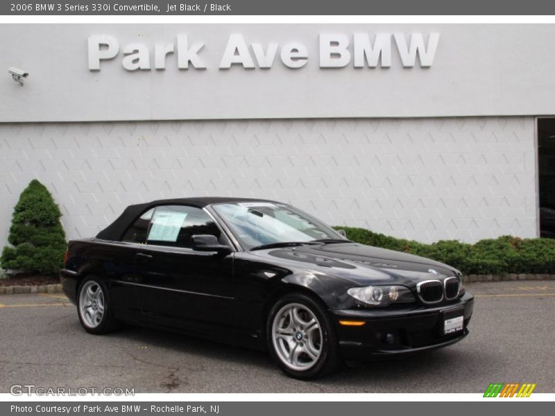 Jet Black / Black 2006 BMW 3 Series 330i Convertible
