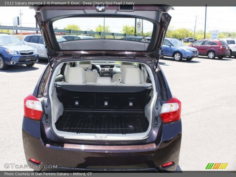 Deep Cherry Red Pearl / Ivory 2013 Subaru Impreza 2.0i Premium 5 Door