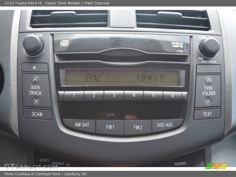 Classic Silver Metallic / Dark Charcoal 2010 Toyota RAV4 I4