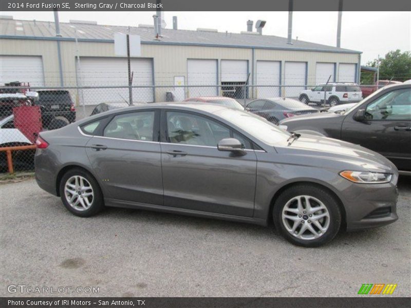 Sterling Gray / Charcoal Black 2014 Ford Fusion SE