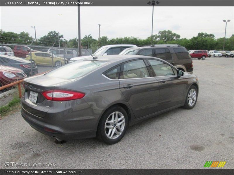 Sterling Gray / Charcoal Black 2014 Ford Fusion SE