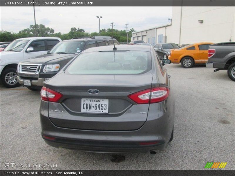 Sterling Gray / Charcoal Black 2014 Ford Fusion SE