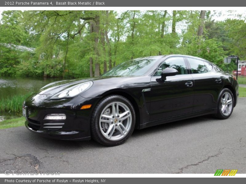 Basalt Black Metallic / Black 2012 Porsche Panamera 4