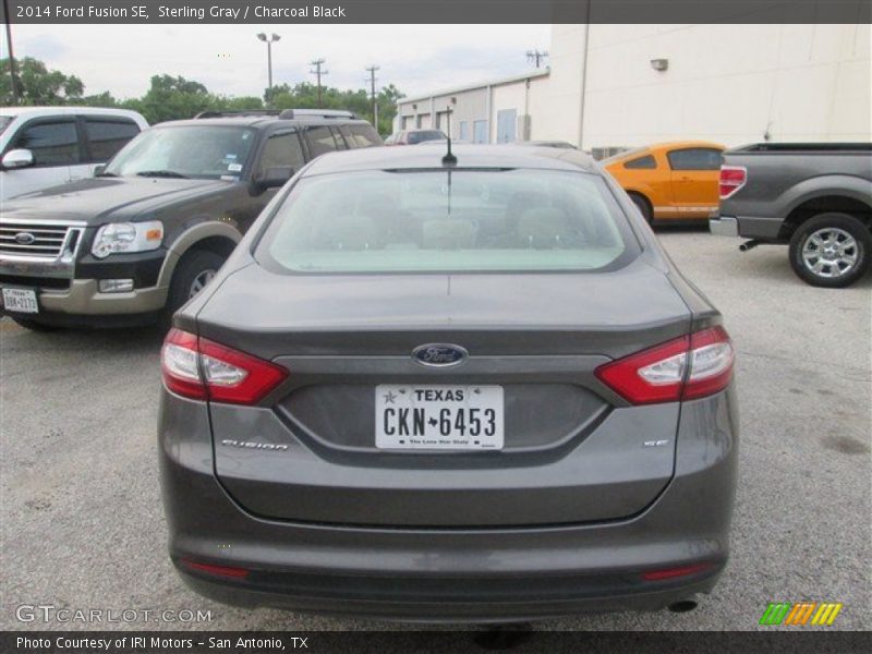 Sterling Gray / Charcoal Black 2014 Ford Fusion SE