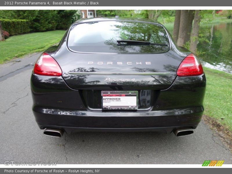 Basalt Black Metallic / Black 2012 Porsche Panamera 4