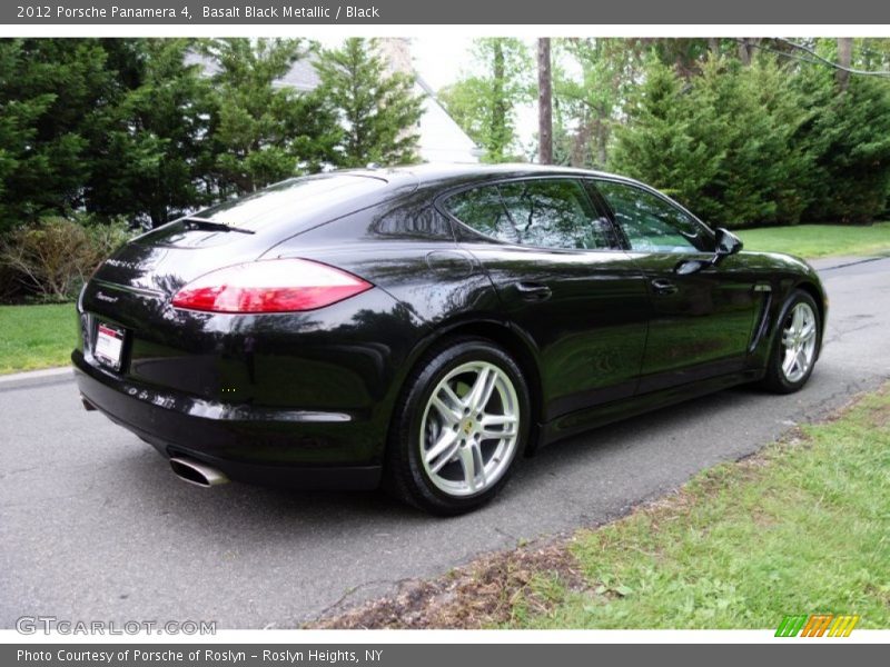 Basalt Black Metallic / Black 2012 Porsche Panamera 4