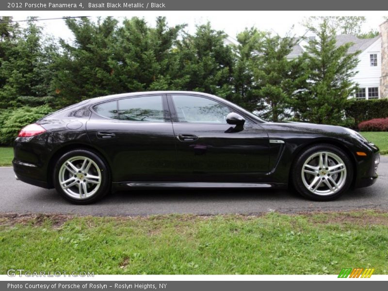 Basalt Black Metallic / Black 2012 Porsche Panamera 4