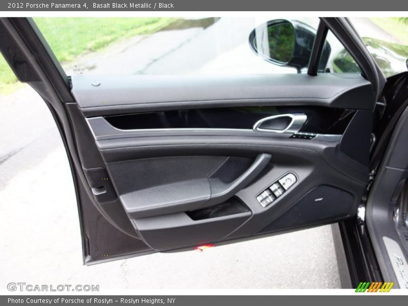 Basalt Black Metallic / Black 2012 Porsche Panamera 4