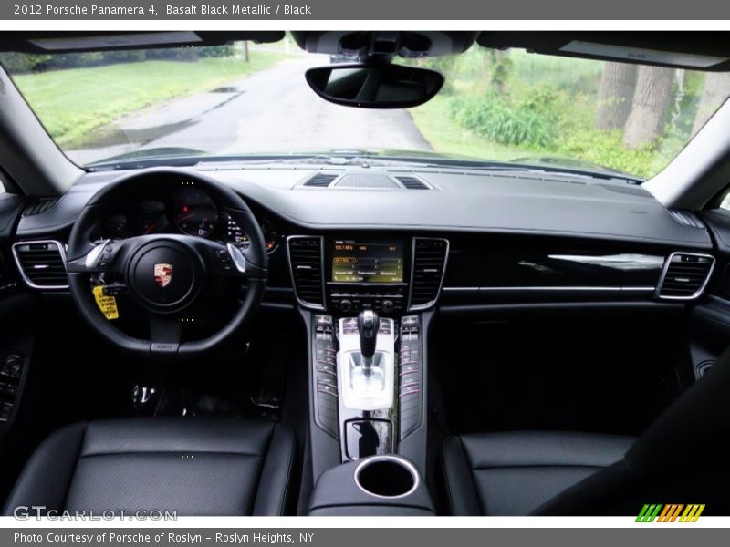Basalt Black Metallic / Black 2012 Porsche Panamera 4