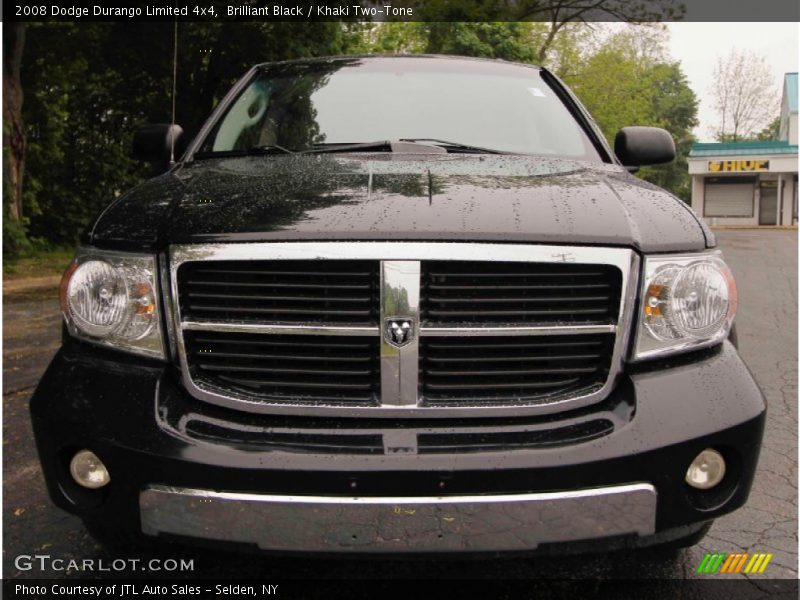 Brilliant Black / Khaki Two-Tone 2008 Dodge Durango Limited 4x4