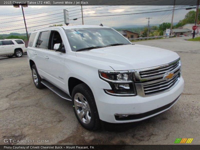 Summit White / Jet Black 2015 Chevrolet Tahoe LTZ 4WD