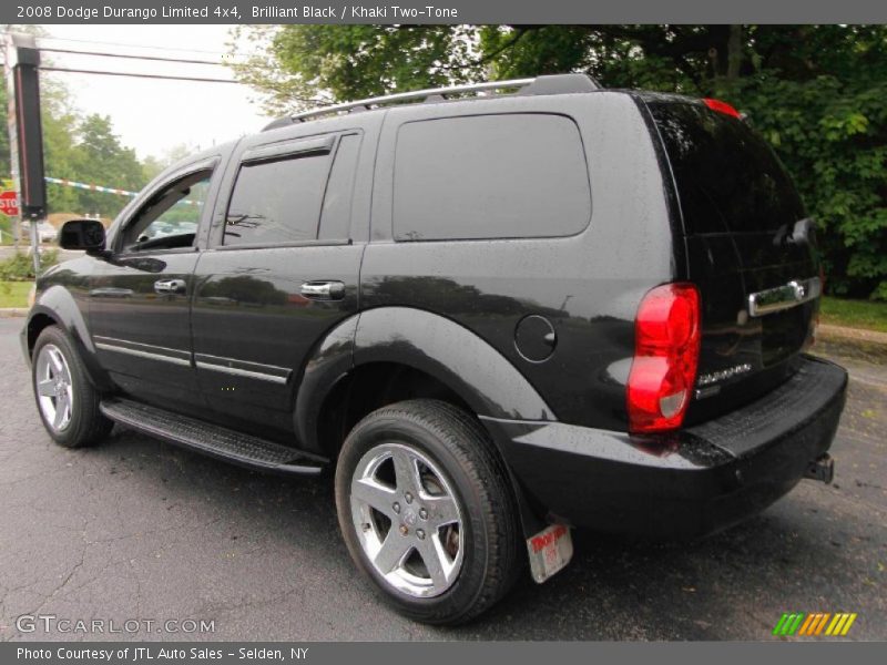 Brilliant Black / Khaki Two-Tone 2008 Dodge Durango Limited 4x4