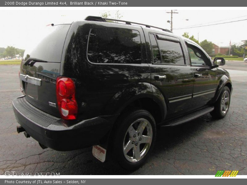 Brilliant Black / Khaki Two-Tone 2008 Dodge Durango Limited 4x4