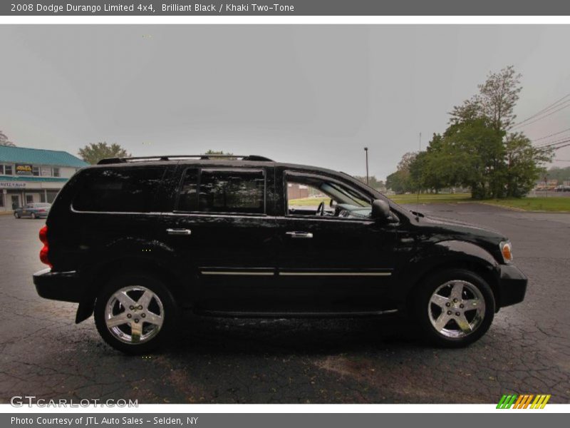 Brilliant Black / Khaki Two-Tone 2008 Dodge Durango Limited 4x4