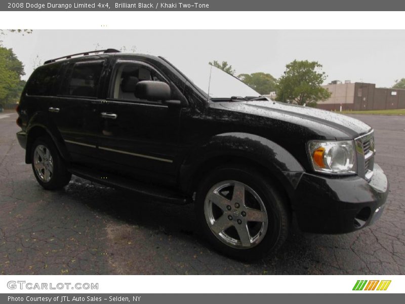 Brilliant Black / Khaki Two-Tone 2008 Dodge Durango Limited 4x4