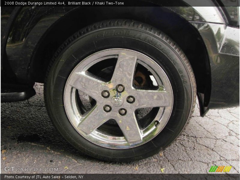 Brilliant Black / Khaki Two-Tone 2008 Dodge Durango Limited 4x4