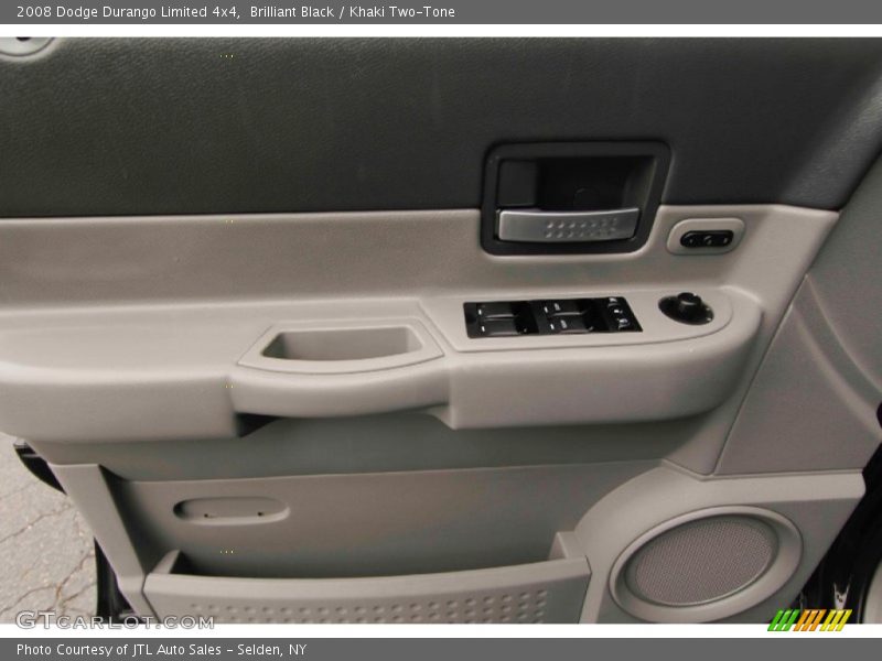 Brilliant Black / Khaki Two-Tone 2008 Dodge Durango Limited 4x4