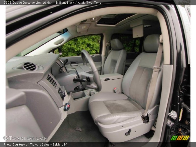 Brilliant Black / Khaki Two-Tone 2008 Dodge Durango Limited 4x4