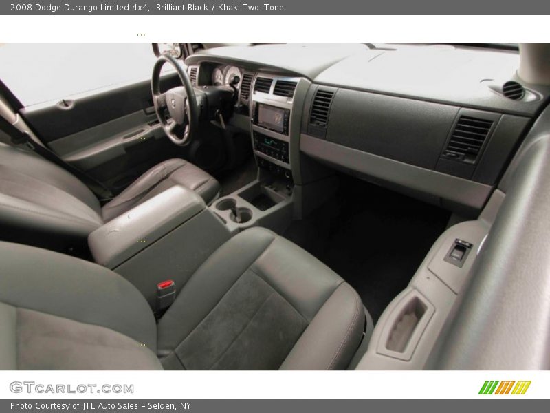Brilliant Black / Khaki Two-Tone 2008 Dodge Durango Limited 4x4