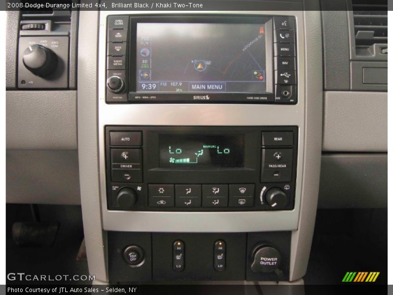 Brilliant Black / Khaki Two-Tone 2008 Dodge Durango Limited 4x4