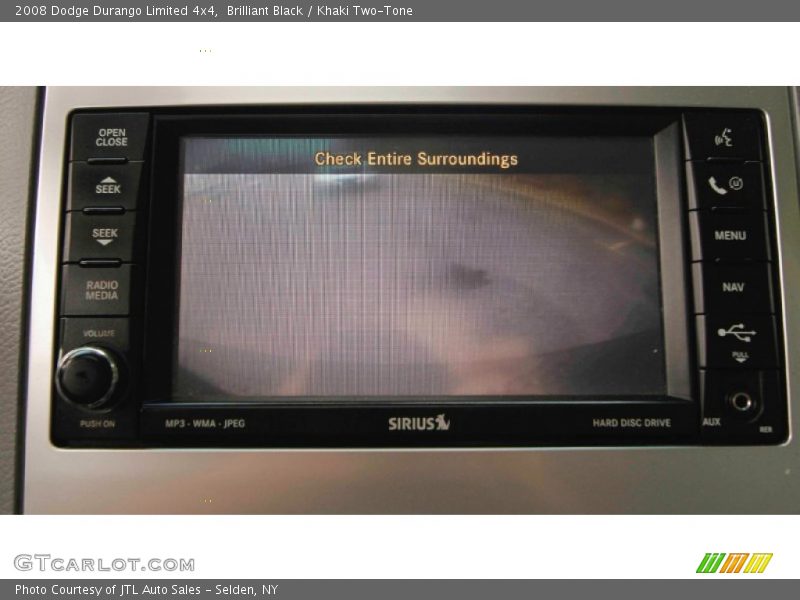 Brilliant Black / Khaki Two-Tone 2008 Dodge Durango Limited 4x4