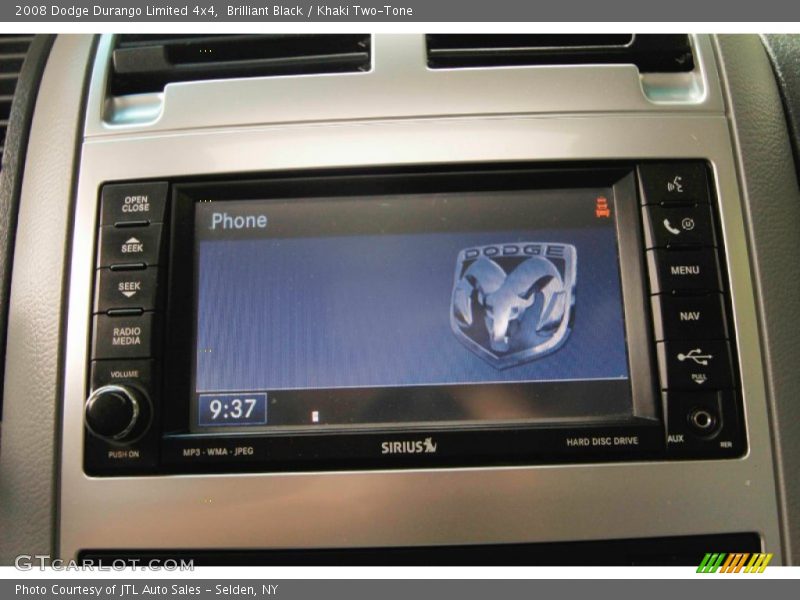 Brilliant Black / Khaki Two-Tone 2008 Dodge Durango Limited 4x4