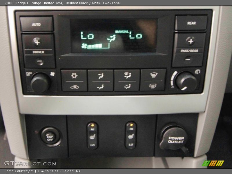 Brilliant Black / Khaki Two-Tone 2008 Dodge Durango Limited 4x4