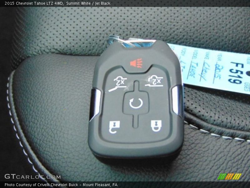 Summit White / Jet Black 2015 Chevrolet Tahoe LTZ 4WD
