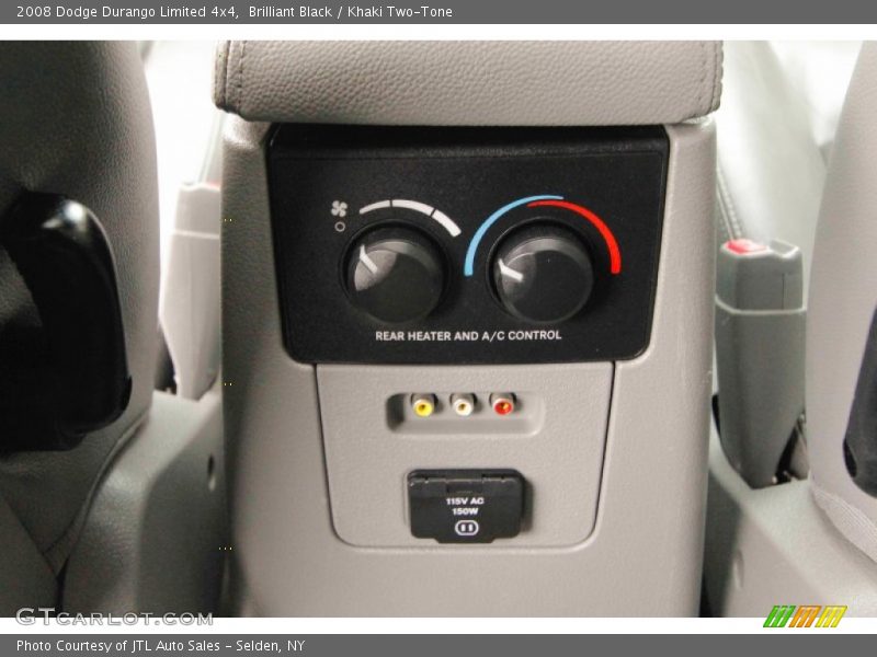 Brilliant Black / Khaki Two-Tone 2008 Dodge Durango Limited 4x4