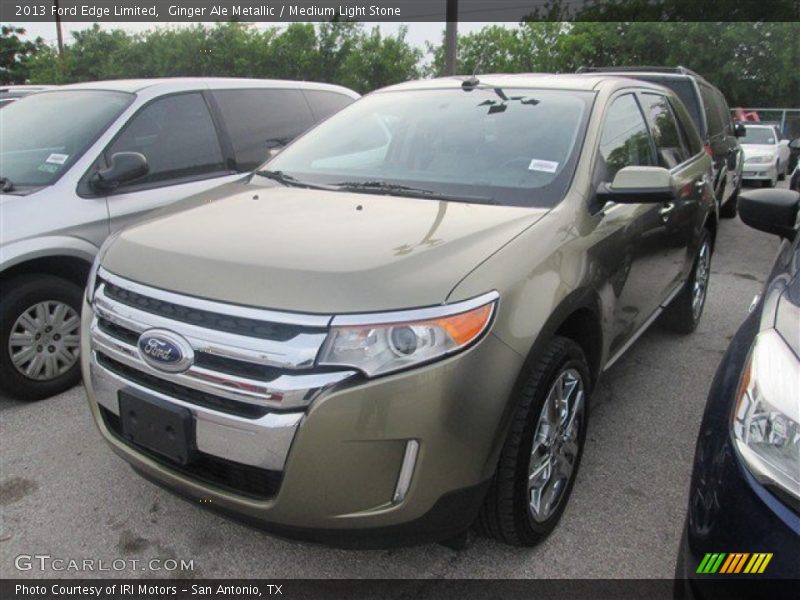 Ginger Ale Metallic / Medium Light Stone 2013 Ford Edge Limited