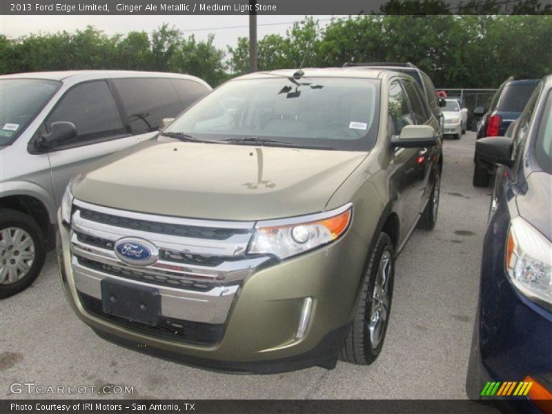 Ginger Ale Metallic / Medium Light Stone 2013 Ford Edge Limited
